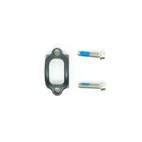 (Matte black) Master cylinder clamp and screws